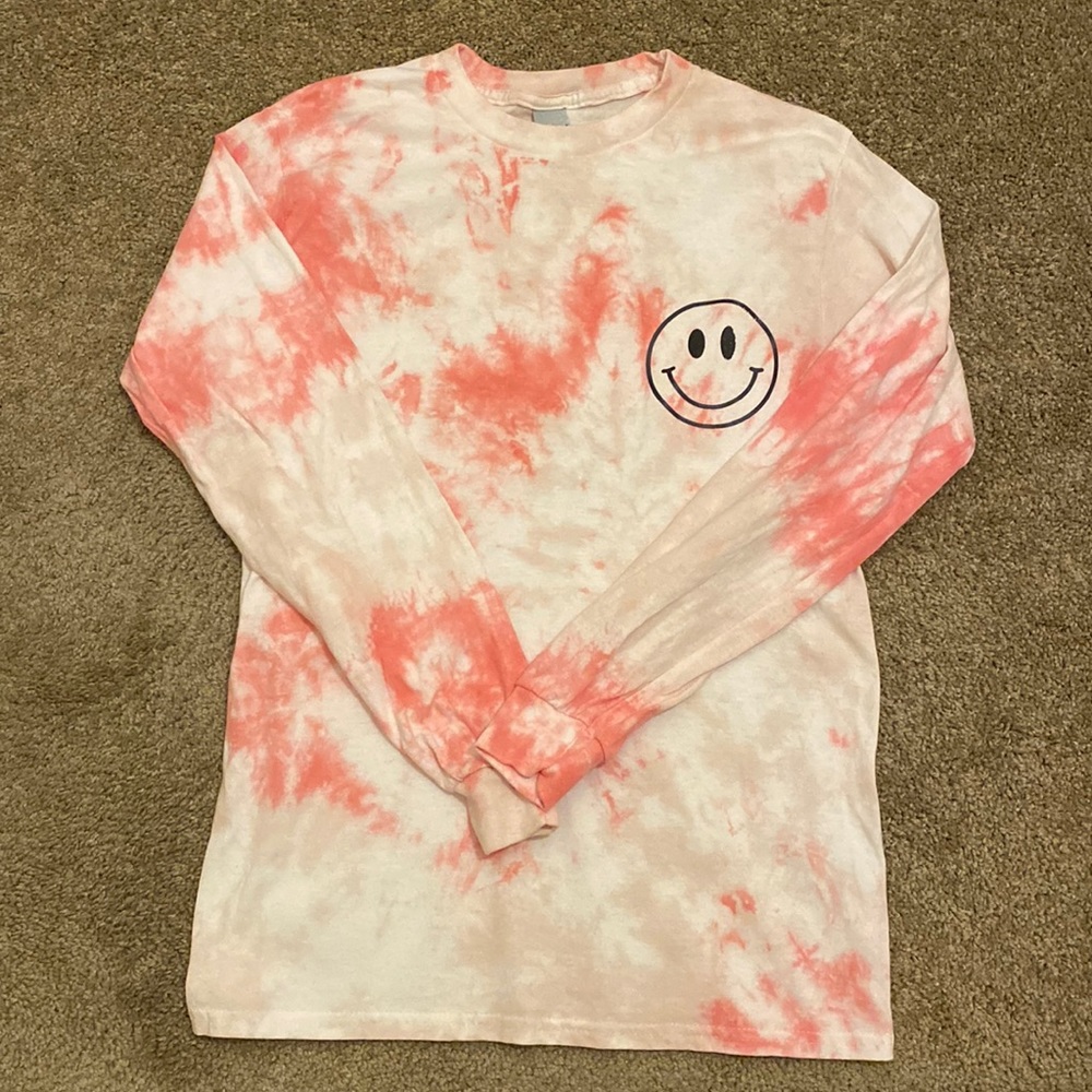 Long sleeve, tie dye shirt